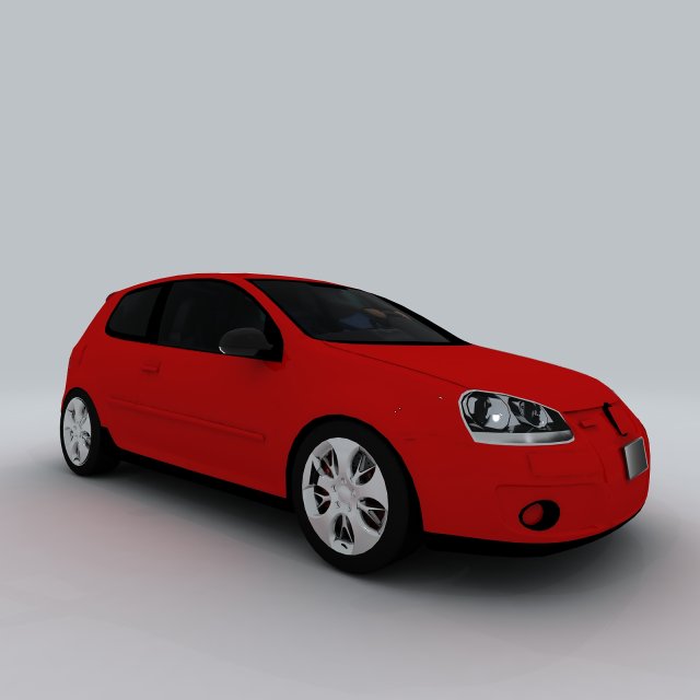 vehicle - supercar car 36 3D Model .c4d .max .obj .3ds .fbx .stl .blend 