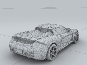 vehicle - supercar car 40 3D Model