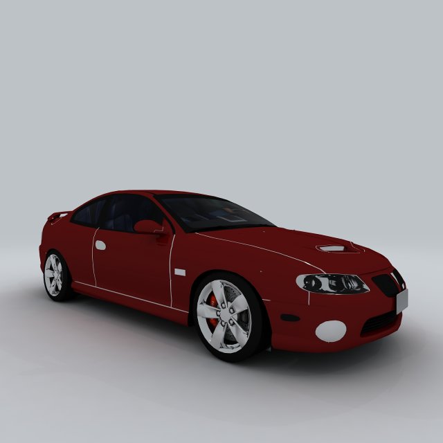 vehicle - supercar car 42 3D Модель .c4d .max .obj .3ds .fbx .stl .blend 