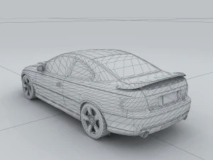 vehicle - supercar car 42 3D Model