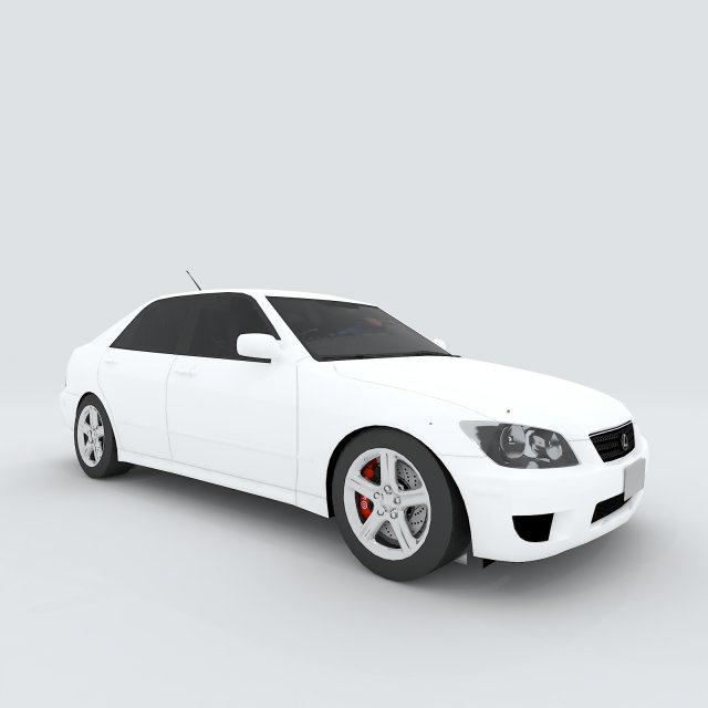 vehicle - supercar car 43 3D Модель .c4d .max .obj .3ds .fbx .stl .blend