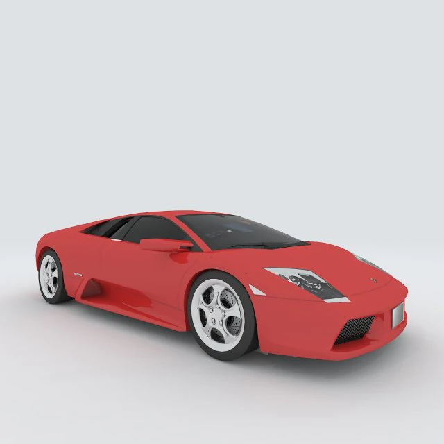 vehicle - supercar car 44 3D Model .c4d .max .obj .3ds .fbx .stl .blend
