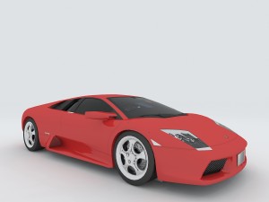 vehicle - supercar car 44 3D Model