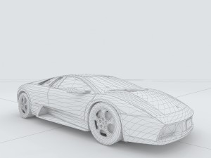 vehicle - supercar car 44 Modello 3D