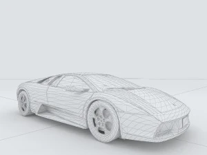 vehicle - supercar car 44 3D Model