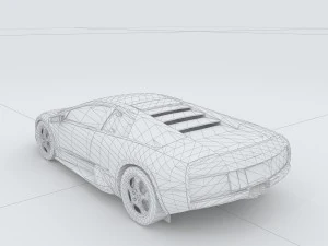 vehicle - supercar car 44 3D Model