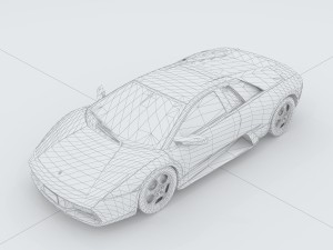 vehicle - supercar car 44 Modello 3D