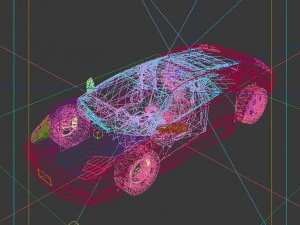 vehicle - supercar car 44 3D Model