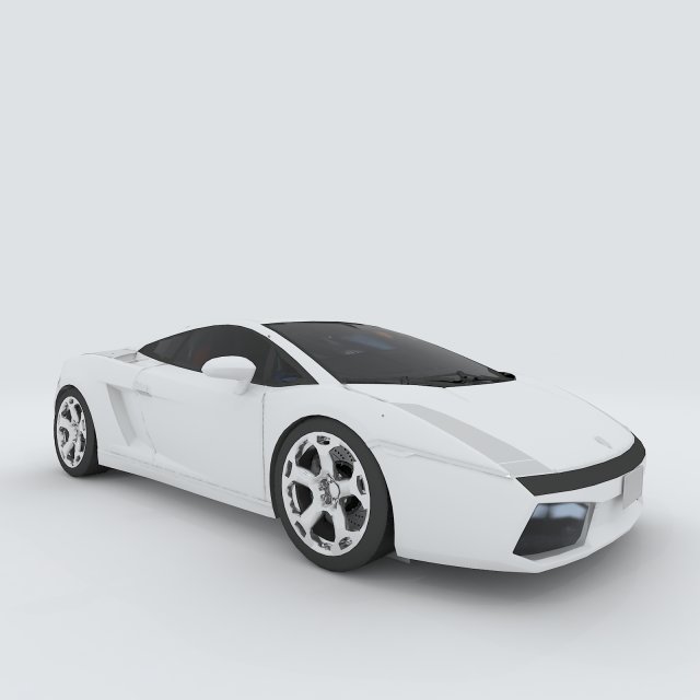vehicle - supercar car 45 3D 模型 .c4d .max .obj .3ds .fbx .stl .blend 