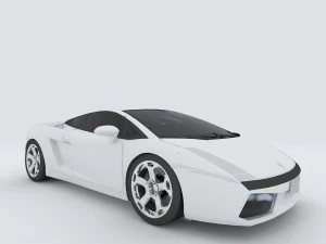 veh&iacute;culo - coche superdeportivo 45 Modelo 3D