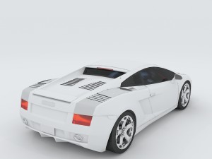 vehicle - supercar car 45 3D 模型