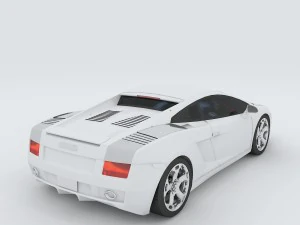 vehicle - supercar car 45 3D Model