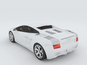 vehicle - supercar car 45 3D 模型