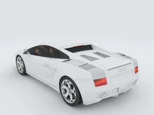 vehicle - supercar car 45 3D Model