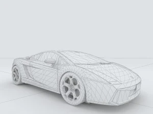 vehicle - supercar car 45 3D Model