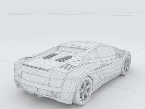vehicle - supercar car 45 3D Model