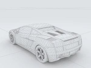 vehicle - supercar car 45 3D Model