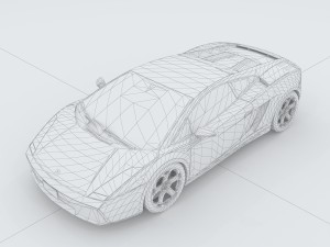 vehicle - supercar car 45 3D 模型