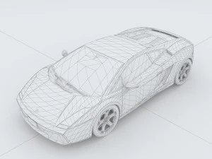 vehicle - supercar car 45 3D Model
