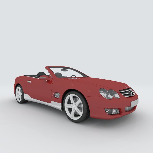 vehicle - supercar car 46 3D Модель .c4d .max .obj .3ds .fbx .stl .blend 