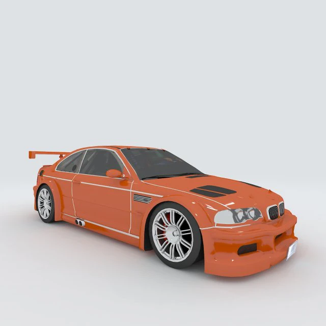 vehicle - supercar car 47 3D Model .c4d .max .obj .3ds .fbx .stl .blend