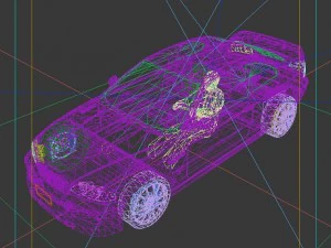 vehicle - supercar car 48 3D Model