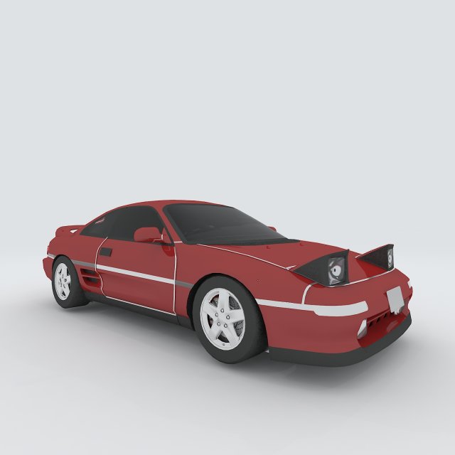 vehicle - supercar car 51 Modello 3D .c4d .max .obj .3ds .fbx .stl .blend 