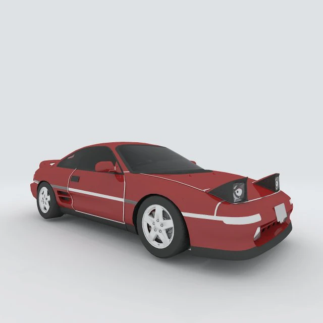 vehicle - supercar car 51 3D Model .c4d .max .obj .3ds .fbx .stl .blend