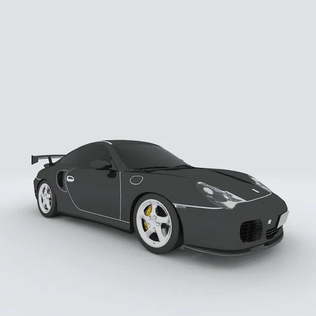 vehicle - supercar car 52 3D Model .c4d .max .obj .3ds .fbx .stl .blend