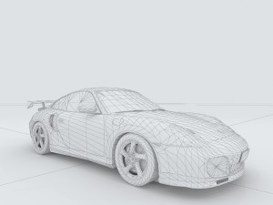 vehicle - supercar car 52 3D Model