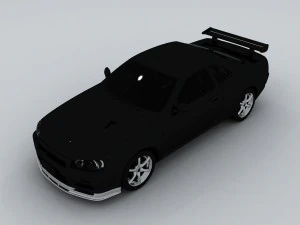vehicle - supercar car 54 3D Model