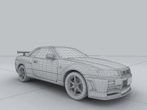 vehicle - supercar car 54 3D Model