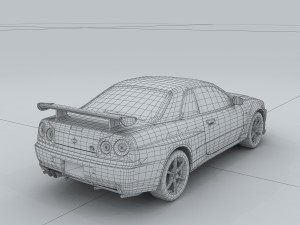 vehicle - supercar car 54 3D Model