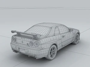 vehicle - supercar car 54 3D Model
