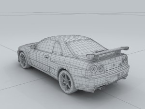 vehicle - supercar car 54 3D Model