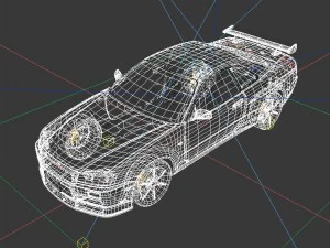vehicle - supercar car 54 3D Model