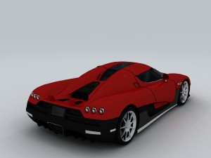 vehicle - supercar car 57 3D Model