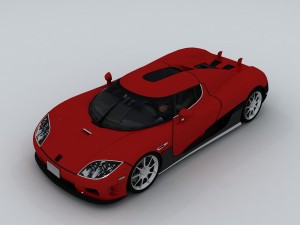 vehicle - supercar car 57 3D Model