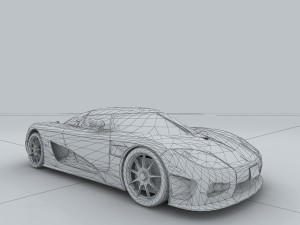 vehicle - supercar car 57 3D Model