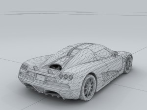 vehicle - supercar car 57 3D Model