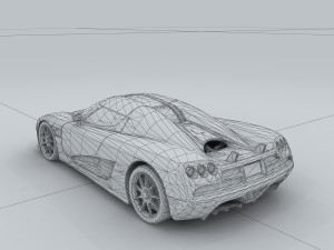 vehicle - supercar car 57 3D Model