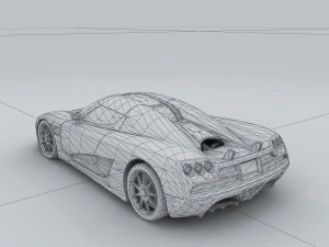 vehicle - supercar car 57 3D Model