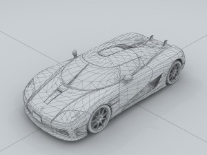 vehicle - supercar car 57 3D Model
