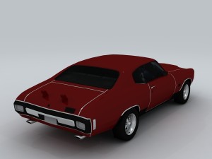 vehicle - supercar car 58 3D Model