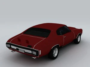 vehicle - supercar car 58 3D Model