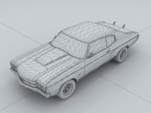 vehicle - supercar car 58 3D Model