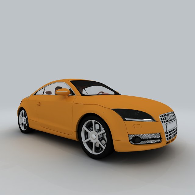 vehicle - supercar car 60 3D Model .c4d .max .obj .3ds .fbx .stl .blend 