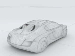 vehicle - supercar car 62 3D Model