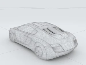 vehicle - supercar car 62 3D Model