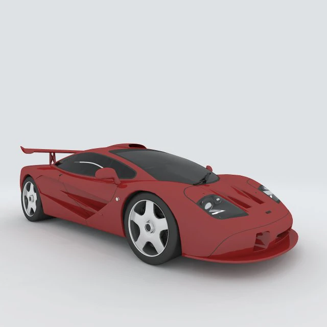 vehicle - supercar car 63 3D Model .c4d .max .obj .3ds .fbx .stl .blend 